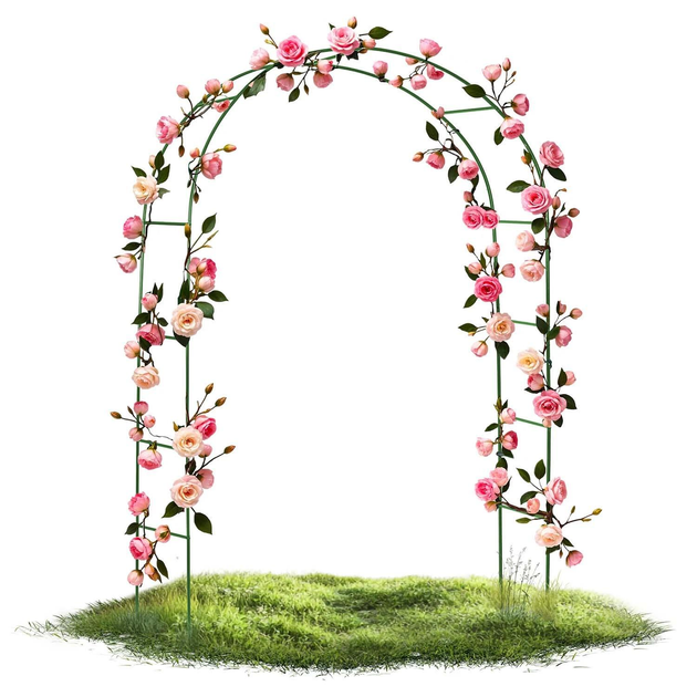 Arco da giardino in metallo con pergola