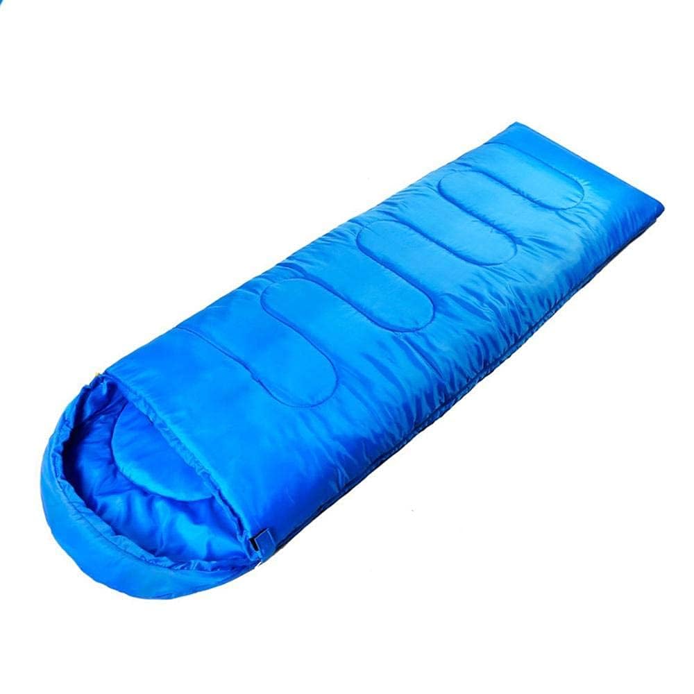 Sacco a pelo blu per campeggio